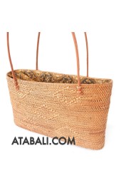 Ata rattan handwoven shopping handbags handmade